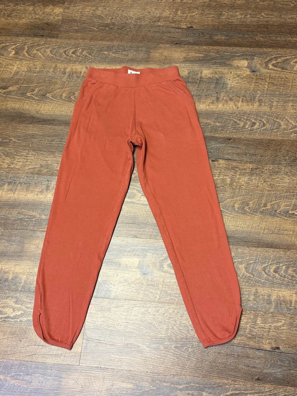 Pact Organic Cotton Joggers Pant Womens XS Orange Pocket Sustainable Lounge Cozy